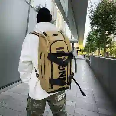 醇龙 多功能运动大容量 尼龙 旅行包 男女同款情侣款 黑色/卡其色/灰色