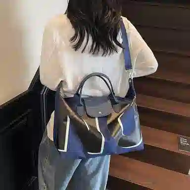 醇龙 大容量短途出差通勤字母 尼龙 旅行包 男女同款情侣款 多色