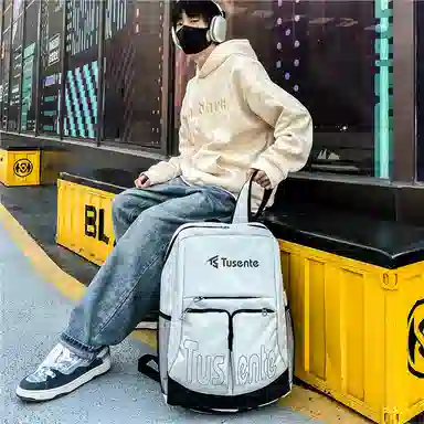 醇龙 男女通用 多色 牛津布 双肩包 大容量休闲纯色