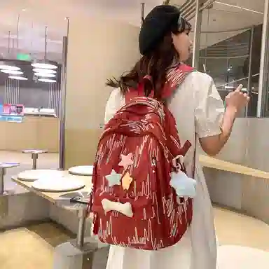 醇龙 百搭简约大容量减负旅行 双肩包 尼龙 女款 多色