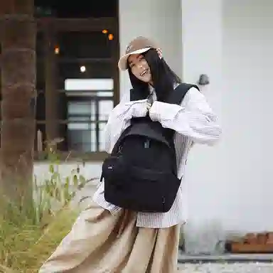 醇龙 拼色轻薄超轻大容量学生书包外出旅行多功能背包 尼龙 双肩包 男女同款情侣款 多色