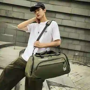 醇龙 简约休闲 多功能 大容量 干湿分离 牛津布 旅行包 男女同款情侣款 多色