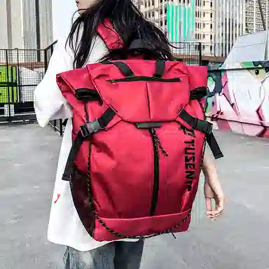 茵初 大容量运动训练篮球背包休闲旅行书包 牛津布 双肩包 常规 男女同款情侣款 多色