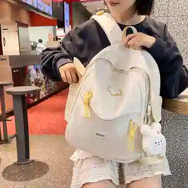 醇龙 高颜值小众洋气简约百搭外出旅游轻便 尼龙 双肩包 女款 多色