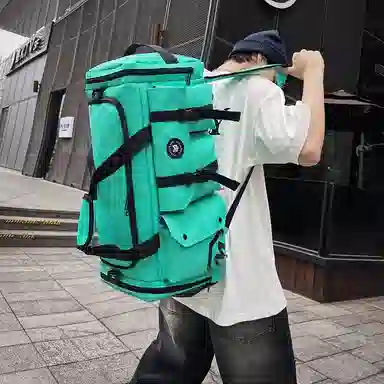 醇龙 大容量多功能干湿分离带独立鞋仓 牛津布 旅行包 男女同款情侣款 黑/黄/灰/白/紫/粉/青绿/桔红