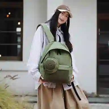 醇龙 拼色轻薄超轻大容量学生书包外出旅行多功能背包 尼龙 双肩包 男女同款情侣款 多色