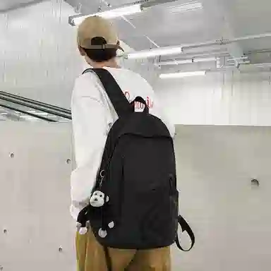 醇龙 简约大容量时尚百搭通勤学生 尼龙 双肩包 常规 男女同款情侣款 多色