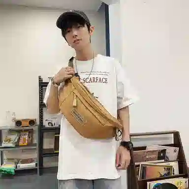 醇龙  大容量休闲运动工装旅游 尼龙 胸包 男女同款情侣款 多色