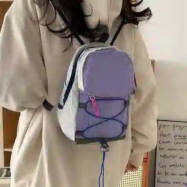 醇龙 轻便外出春游徒步爬山旅行骑行运动学生 尼龙 双肩包 男女通用 多色