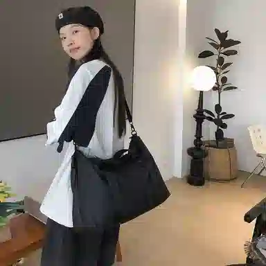 醇龙 轻便出差大容量 尼龙 旅行包 常规 男女同款情侣款 黑/红/粉/灰/蓝