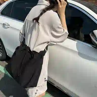 醇龙   尼龙女生多色休闲大包包时尚单肩包大容量上课通勤斜挎包