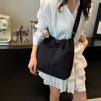 醇龙 简约时尚潮流百搭高级 尼龙布 单肩包 常规 男女同款情侣款 多色