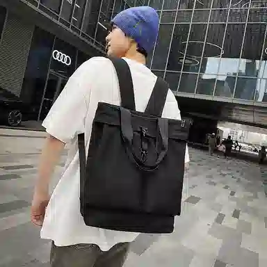 醇龙 多功能大容量旅行通勤轻便慵懒风 尼龙 双肩包 男女同款情侣款 多色