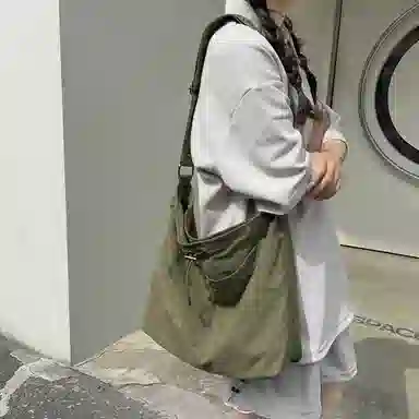 醇龙   尼龙女生多色休闲大包包时尚单肩包大容量上课通勤斜挎包