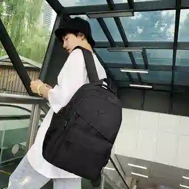 醇龙 休闲大容量耐磨 男女通用 双肩包 尼龙拼网 多色