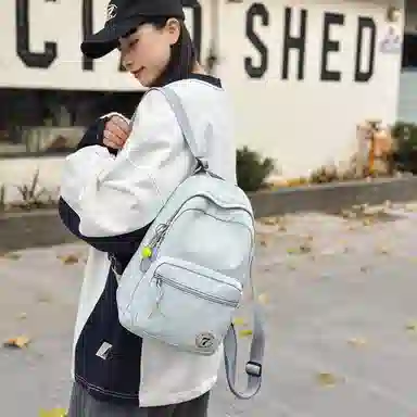 醇龙 日系小型旅行简约学生 尼龙 背包双肩包 女款