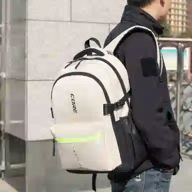 茵初 通勤出差大容量商务防泼水 耐磨面料 双肩包 常规 男女同款情侣款 多色