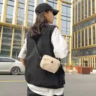 醇龙 尼龙男女通用多色简约单肩包情侣运动手机包休闲百搭斜挎包