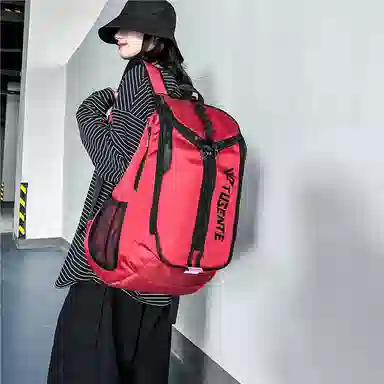 醇龙  男女通用多色牛津布双肩包大容量运动背包