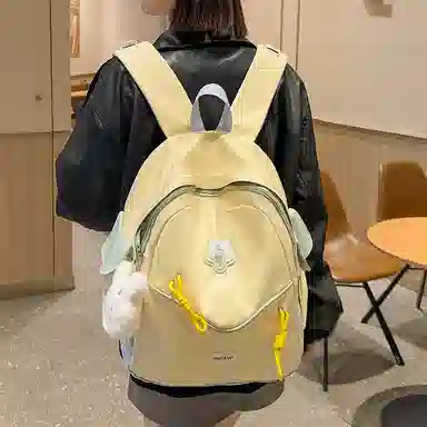 醇龙 高颜值小众洋气简约百搭外出旅游轻便 尼龙 双肩包 女款 多色