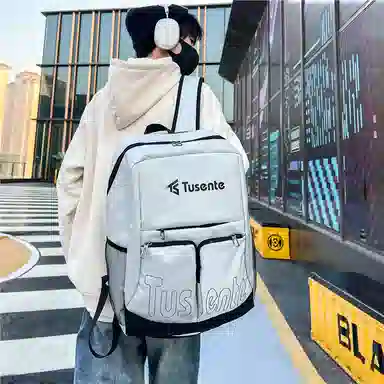 醇龙 男女通用 多色 牛津布 双肩包 大容量休闲纯色