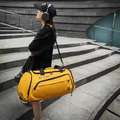 醇龙 简约休闲 多功能 大容量 干湿分离 牛津布 旅行包 男女同款情侣款 多色