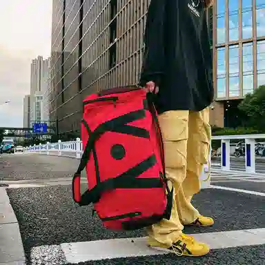 醇龙 大容量多功能干湿分离 牛津布 旅行包 男女同款情侣款 黑/红/灰/白/青绿/粉/黄/紫