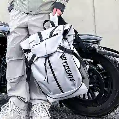 茵初 大容量运动训练篮球背包休闲旅行书包 牛津布 双肩包 常规 男女同款情侣款 多色