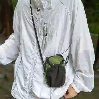 醇龙 户外水杯包轻量化斜挎包手机包运动登山 尼龙 单肩包 常规 男女同款情侣款 多色