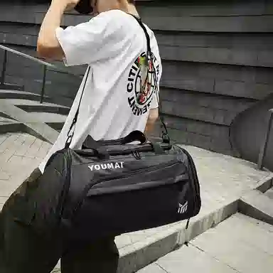 醇龙 简约休闲 多功能 大容量 干湿分离 牛津布 旅行包 男女同款情侣款 多色