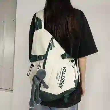 醇龙 尼龙 男女通用 多色 斜挎包 大容量拉链开合百搭休闲