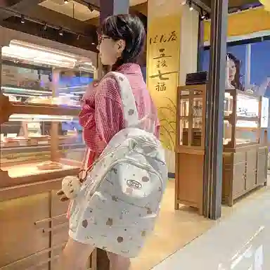 醇龙 时尚简约 尼龙 双肩包 女款 多色