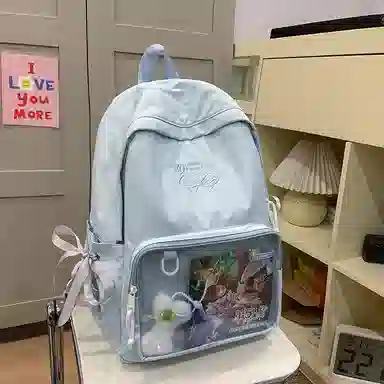 醇龙 二次元卡通 尼龙 双肩包 女款 多色