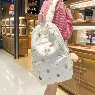 醇龙 时尚简约 尼龙 双肩包 女款 多色