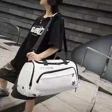 醇龙 简约休闲 多功能 大容量 干湿分离 牛津布 旅行包 男女同款情侣款 多色