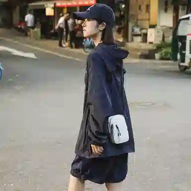 醇龙 潮流休闲 尼龙 手机包 男女同款情侣款 黑色/白色/桔色/绿色