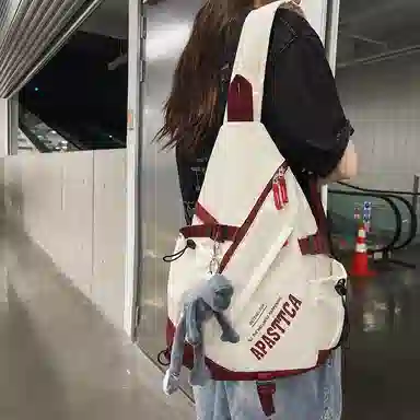 醇龙 尼龙 男女通用 多色 斜挎包 大容量拉链开合百搭休闲