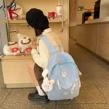 醇龙 高颜值小众洋气简约百搭外出旅游轻便 尼龙 双肩包 女款 多色