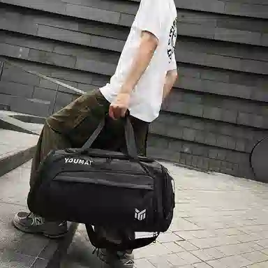 醇龙 简约休闲 多功能 大容量 干湿分离 牛津布 旅行包 男女同款情侣款 多色