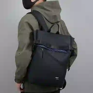Chunlong PU Backpack Black