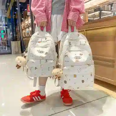 醇龙 时尚简约 尼龙 双肩包 女款 多色