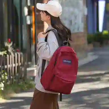 醇龙  男女通用多色尼龙书包学生简约百搭双肩包包潮学院风旅行背包