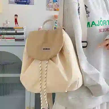 醇龙 时尚小众简约轻便 尼龙 双肩包 常规 女款 多色