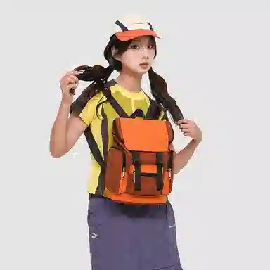 醇龙 户外轻便大容量背包百搭撞色旅行校园 尼龙 双肩包 常规 男女同款情侣款 多色