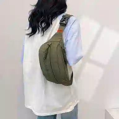 醇龙 小众运动 尼龙 单肩包胸包 常规 男女同款情侣款 蓝/黑/白/绿/红