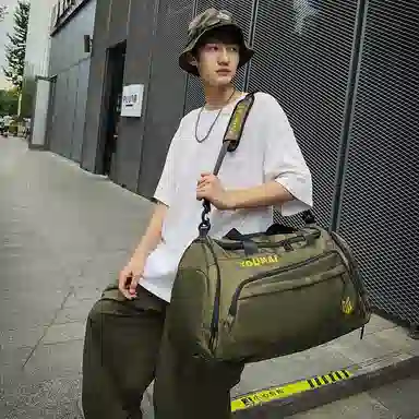 醇龙 干湿分离带独立鞋仓 尼龙 旅行包  男女同款情侣款 多色