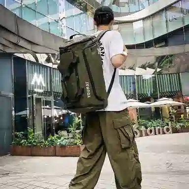 醇龙 简约休闲 多功能 大容量 干湿分离 牛津布 旅行包 男女同款情侣款 多色