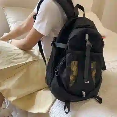 醇龙  轻便机能徒步休闲登山学生运动出游骑行 书包双肩包 尼龙 男女同款情侣款 多色