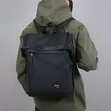 Chunlong PU Backpack Black