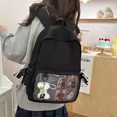 醇龙 二次元卡通 尼龙 双肩包 女款 多色